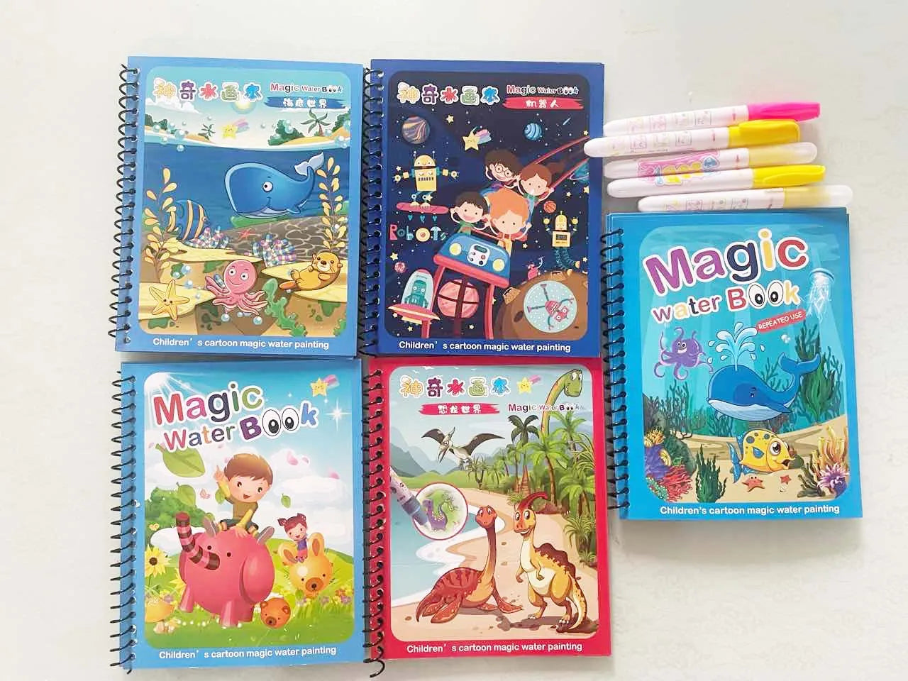 Magic Water Coloring Book Fun