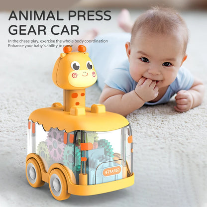 Animal Adventure Pull-Back Cars