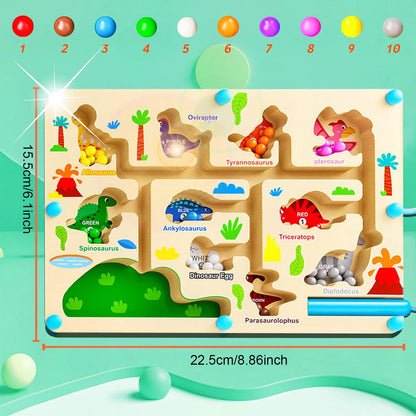 Dino Maze Magnetic Learning Toy